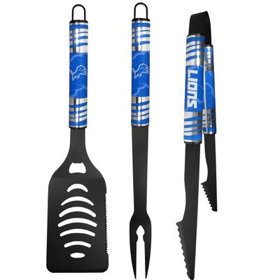 Siskiyou Sports NFL Detroit Lions 3 pc Black Tailgater BBQ Set, One Size