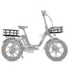 VITILAN U3 & U7 Large Front and Rear Basket Ebike Bag Cargo Rack Hanging Bike Basket view 2
