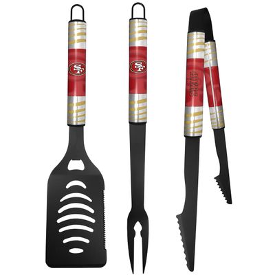 Siskiyou Sports NFL San Francisco 49ers 3 pc Black Tailgater BBQ Set, One Size
