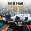 Lixada Down Booties Warm Socks for Men & Women, Ultralight Winter Duck Down Booties Warm Socks Slippers for Camping, Soft & Cozy Camping Sleeping Bag Tent Down Slippers Foot Warmer view 2