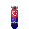 Blueprint Spray Heart Complete Skateboard - 7.75 Red/Blue view 1