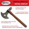 13" Wood Handle Carbon Steel Handcrafted Replica Medieval Axe view 2