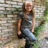 Lea Avery Gear Darien Shirt - Girls' Short-Sleeved Camo Shirt S view 3