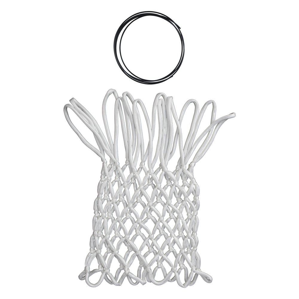 Goalrilla 180 Basketball Rim Replacement Net and Cable, White (B2610W)
