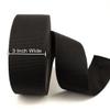 Country Brook Design - 3 Inch Black Heavy Polypropylene (Polypro) Webbing, 25 Yards view 3