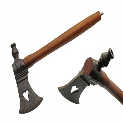 13.5" Wood Handled Carbon Steel Replica Medieval Peace Axe