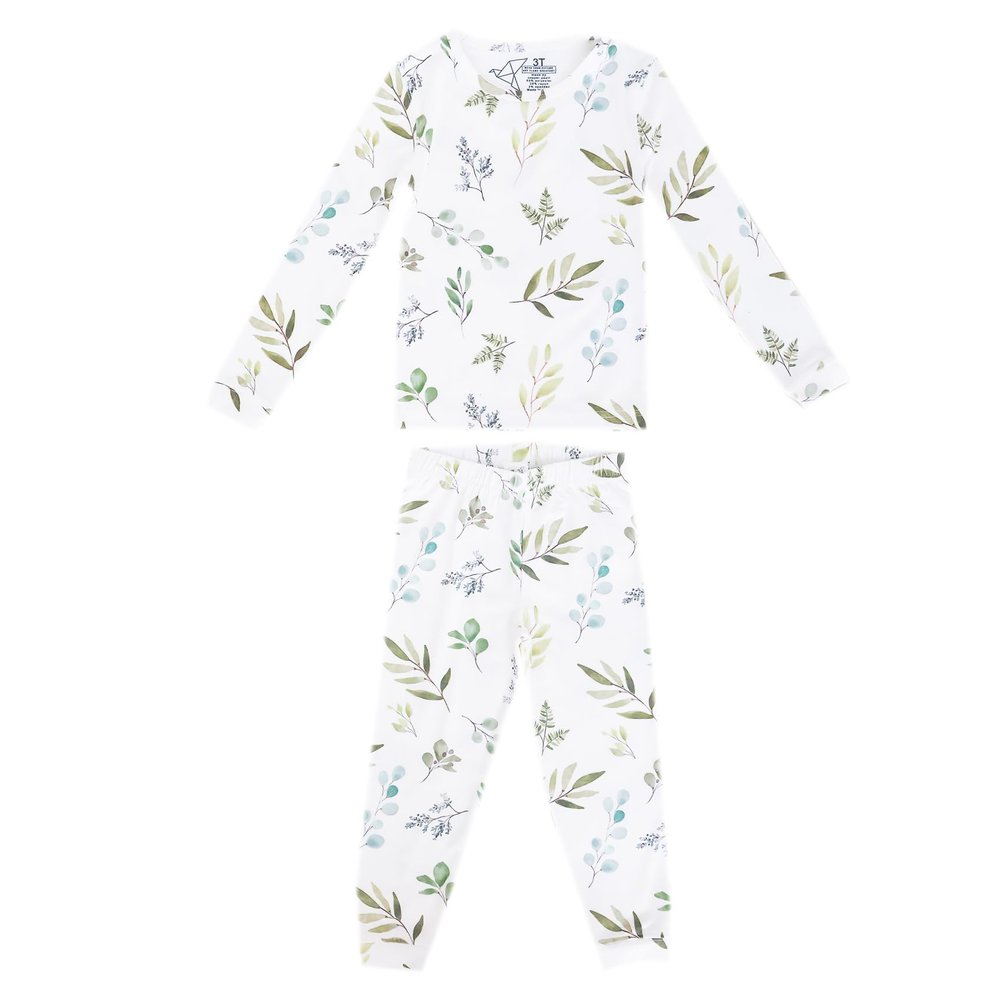 Copper Pearl Two Piece Long Sleeve Toddler Pajamas PJ Sets for Boys and Girls - Adorable Pattern Pajamas, Breathable Fabric to Keep Cool While Sleeping, Sizes 12 Months to 5T - Haven