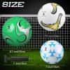Deekin 6 Pcs Soccer Ball with Pump Size 5/4/3 Soccer Ball Official for Indoor Outdoor Sport Practice Competition Training Accessories for Child Teen Adult Game Training Christmas Operation(Size 4) view 2