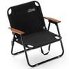 Camping Chair Camping Chair Folding Lightweight Portable Single Camping Chair, Double Comfort Beach Chair, Steel Tube Structure Fishing Chair, Outdoor Foldable Director's Chair view 1