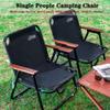 Camping Chair Camping Chair Folding Lightweight Portable Single Camping Chair, Double Comfort Beach Chair, Steel Tube Structure Fishing Chair, Outdoor Foldable Director's Chair view 4