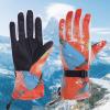 Gloves Skiing Outdoor For Adult Mittens Windproof Sports Snow Winter Gloves Women Gloves (Yellow, One Size) view 2