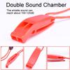 4Pack Emergency Whistles with Adjustable Reflective Lanyard, Shrill Loud Safety Whistle for Outdoor Survival Hiking Camping Hunting Fishing Kayak Life Vest Jacket Boating Rescue Signal (MilitaryGreen) view 3