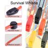 4Pack Emergency Whistles with Adjustable Reflective Lanyard, Shrill Loud Safety Whistle for Outdoor Survival Hiking Camping Hunting Fishing Kayak Life Vest Jacket Boating Rescue Signal (MilitaryGreen) view 4