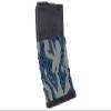 Pack of 3 Light Naval Blue Tiger Stripes camouflage Premium Vinyl wrap (skin) DIY kit for 30/20/10 rounds 5.56/0.223 NATO magazine. Durable, waterproof, matte. Inspired by Battlefield 4 (BF4). view 1