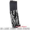 Pack of 3 Light Urban Tiger Stripes camouflage Premium Vinyl wrap (skin) DIY kit for 30/20/10 rounds 5.56/0.223 NATO magazine. Durable, waterproof, matte. Inspired by Battlefield 4 (BF4). view 3