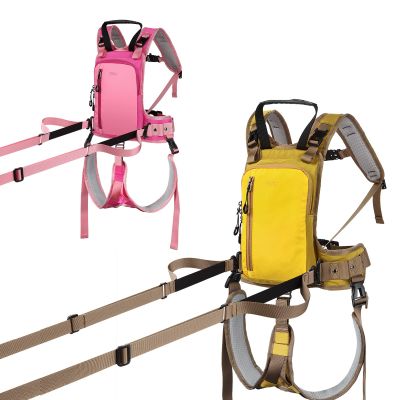 QOGIR Ski Harness for Kids: Teach Your Child The Speed Control of Skiing with Mini Backpack and Adjustable Seat Harness
