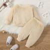 Toddler Baby Boy Clothes Infant Boy Outfits Long Sleeve Pullover Sweatshirt Pant Sets Fall Winter (A, 12-18 Months) view 2