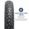 2-PCS 20" Heavy Duty Fat E-Bike Tires 20 x 4.0/102-406 and 2-PCS Heavy Duty Bike Tubes 20x4.0 Scharder Valve Compatible with 20x4.0 E-Bike All-Terrain Directional Tread Bicycle Tires and Tubes (Y-021) view 3