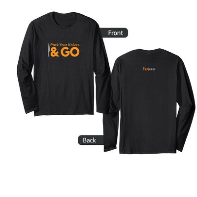 Bravo Top Chef Pack Your Knives and Go Long Sleeve T-Shirt