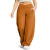 G4Free Wide Leg Yoga Pants High Waist Dress Pants Loose Lounge Pants Stretch Casual Palazzo Lounge Pants Straight Leg(Brown Sugar,XXL,Regular) view 1