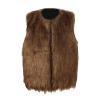 Toddler Girls Sleeveless Coat Winter Windproof Thicken Villus Fleece Coat Jacket Kids Warm Fleece (Brown, 3-4 Years) view 1