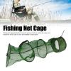 VBESTLIFE Fishing Net Cage, Fishing Cage Basket,Portable Scratch Prevention Floating Wire Fishing Basket for Fishing Accessories (L) view 3