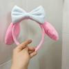 Vlmazlm Cosplay Hairpin Ear Plush Hairband Women Kawaii Butterfly Costume Halloween Christmas Holiday Birthday Party Gift (style-B) view 3
