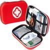 Leayjeen Multi-Purpose First Aid Kit Survival Kit (78 Individual) Compact Structure Compact, Lightweight for Emergencies at Outdoors, Car, Camping, Hunting, Adventures, Hiking & Survival. (Black) view 1