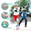 SULIFEEL Rainbow Unicorn Inline Skates for Kids with Adjustable Protective Gear Set Green Small view 2