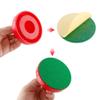 BQSPT 94mm Air Hockey Mallet Felt Pads Replacement Air Hockey Pushers Pads Green Self Adhesive Felt Sticker for 96mm Air Hockey Pushers Handles Paddles Accessories(16 Pack) view 3