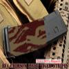 Pack of 3 Light Crimson Tiger Stripes camouflage Premium Vinyl wrap (skin) DIY kit for 30/20/10 rounds 5.56/0.223 NATO magazine. Durable, waterproof, matte. Inspired by Battlefield 4 (BF4). view 4