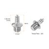 HARFINGTON 5pcs Track Spikes 7mm Hard Steel Plum Blossom Jumping Nails Replacement Spikes for High Jump & Long Jump Track Shoes, Silver Tone view 2