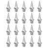 HARFINGTON 20pcs Track Spikes 11.2mm Steel Medium Nails Replacement Spikes for Middle Long-Distance Running Track Shoes, Silver Tone view 1
