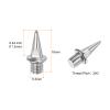 HARFINGTON 20pcs Track Spikes 11.2mm Steel Medium Nails Replacement Spikes for Middle Long-Distance Running Track Shoes, Silver Tone view 2