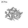 HARFINGTON 20pcs Track Spikes 11.2mm Steel Medium Nails Replacement Spikes for Middle Long-Distance Running Track Shoes, Silver Tone view 3