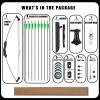 SOPOGER Compound Bow and Arrow Set for Youth & Teens, Beginner Archery Set with 15-18 LB Draw Weight, 8 Arrows, Target Paper & Arm Guard Outdoor Shooting Sports Equipment for Beginners (Black) view 2