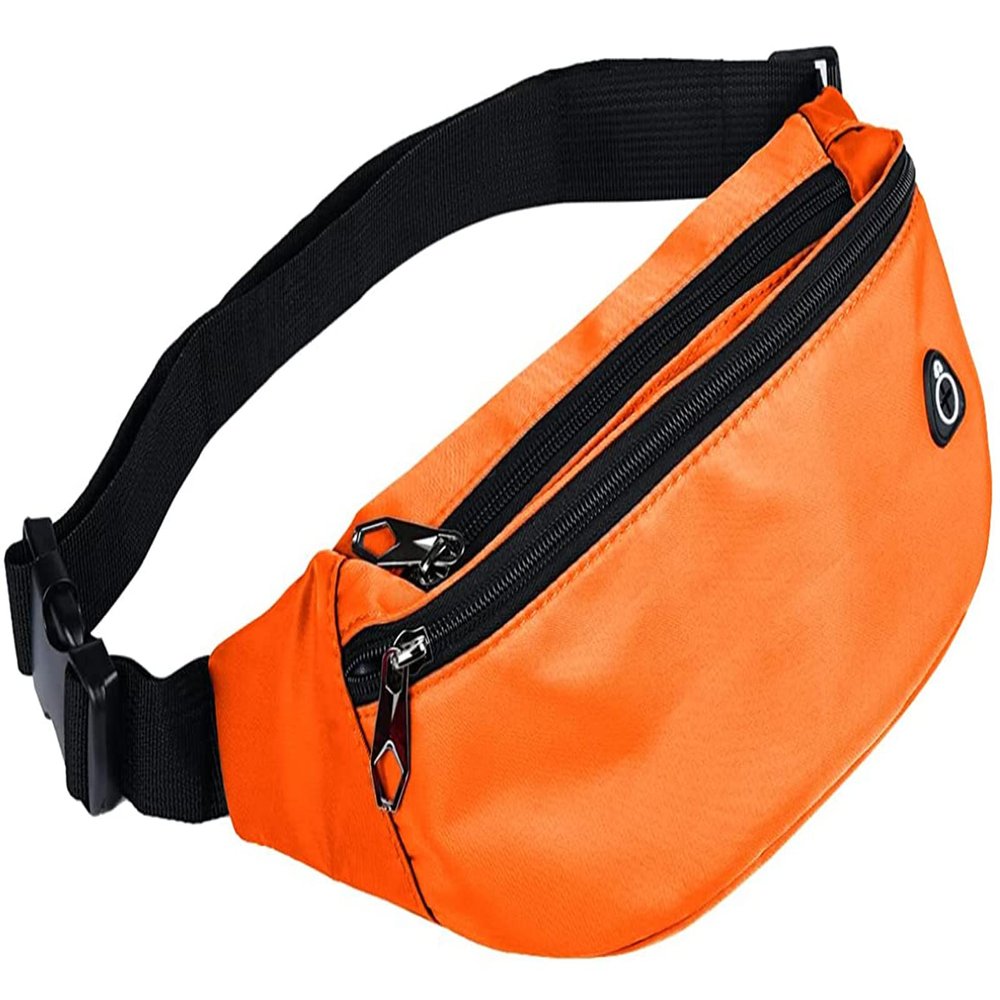 Fanny Pack for Men and Women, Waterproof Sports Waist Pack Bag for Travel Hiking Running Hands-free Wallets, Easy Carry Any Phone