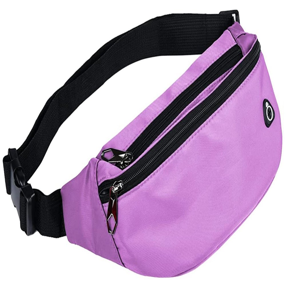 Fanny Pack for Men and Women, Waterproof Sports Waist Pack Bag for Travel Hiking Running Hands-free Wallets, Easy Carry Any Phone