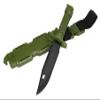 Lancer Tactical M9 Rubber Rubber Knife Training with Sheath for Airsoft Guns, Martial Arts Guard Fight; included Leg Holster Holder Handle Grip (OLIVE DRAB) view 2