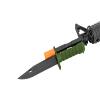 Lancer Tactical M9 Rubber Rubber Knife Training with Sheath for Airsoft Guns, Martial Arts Guard Fight; included Leg Holster Holder Handle Grip (OLIVE DRAB) view 3