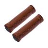 3pairs Brown Pu and Bike for Leather Light Handlebar Grips Grips, Mountain Rubber view 2