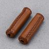 3pairs Brown Pu and Bike for Leather Light Handlebar Grips Grips, Mountain Rubber view 3