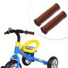 3pairs Brown Pu and Bike for Leather Light Handlebar Grips Grips, Mountain Rubber view 4