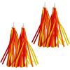 ABSOAR Cycling Colorful Bike Streamers Girls Boys Kids Bicycle Tassel Ribbon Handlebar Scooter Streamer 2 Pairs, Little Sunshine view 1