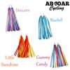 ABSOAR Cycling Colorful Bike Streamers Girls Boys Kids Bicycle Tassel Ribbon Handlebar Scooter Streamer 2 Pairs, Little Sunshine view 2