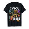 CVICU Nurse Gobble Squad Thanksgiving Fall RN Matching T-Shirt view 1