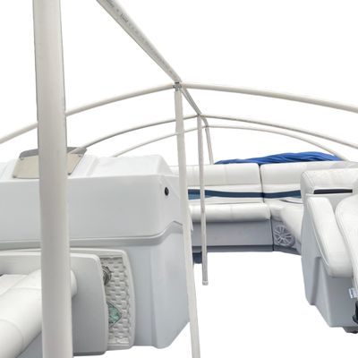 Pontoon Boat Solutions, 18'-22' Ultimate Pontoon Boat Canvas Solution with 3" Rise