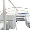 Pontoon Boat Solutions, 18'-22' Ultimate Pontoon Boat Canvas Solution with 3" Rise view 1