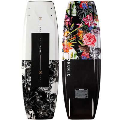 Ronix Quarter 'Til Midnight SF Wakeboard, White/Black Sugar Skull, 129 cm