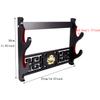 Fclieng Katana Display Stand Weapon Stands, Velvet Padded Sword Holder Wall Mount Wakizashi Samurai Sword Rack Dragon Logo (2 Tier) view 2